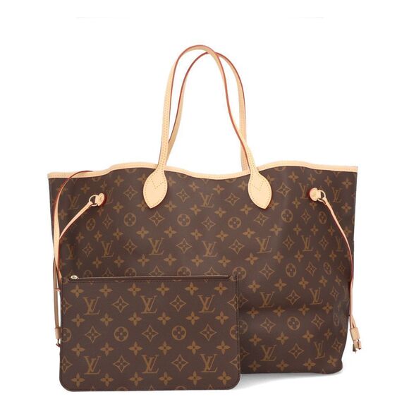 Louis Vuitton Neverfull GM HandBag Monogram Canvas Beige - Picture 1 of 6